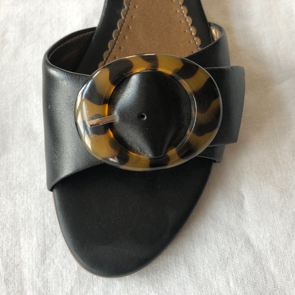 Naturalizer Holston Black Leather Sandal - Picture 8 of 9